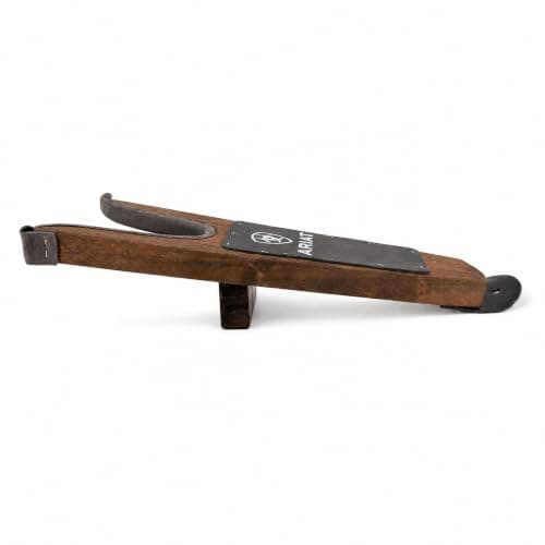 ARIAT Small Stained Wood Boot Jack with Padded Edge