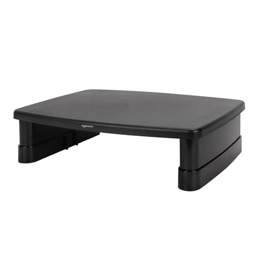 Amazon Basics Monitor Stand Review – Height Adjustable Desk Organizer