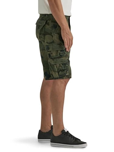 Premium Twill Cargo Short, Forest Green Camo, 36