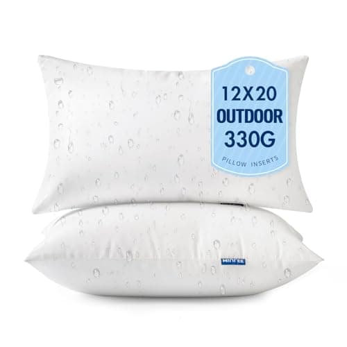 MIULEE Outdoor Kissen Test 2025 – Die 12×20 Zoll wasserdichte Patio-Kissen im Check