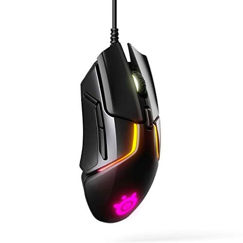 SteelSeries Rival 600 Gaming Mouse - 12,000 CPI TrueMove3Plus Dual Optical Sensor - 0.5 Lift-off Distance - Weight System - RGB Lighting,black