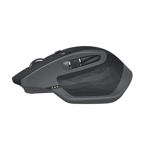 Logitech MX Master 2S Bluetooth Edition Wireless Mouse, Multi-Surface, Hyper-Fast Scrolling, Ergonomic, Rechargeable, Connects Up to 3 Mac/PC Computers,Color-Graphite.