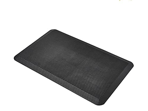 Amazon Basics 3/4" Rectangular Durable Anti-Fatigue Supportive Comfort Standing Mat, 32" x 20", Black
