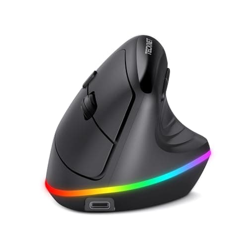 TECKNET RGB Ergonomic Mouse Review – A Solid Pick for All-Day Comfort?