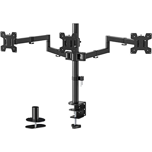 WALI Triple Monitor Mount Review: 3-Scherm Monitorsteun voor 13-27 inch