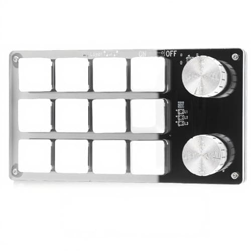 One Handed Programmable Mechanical Keyboard Review – 12 Keys RGB Macro Keypad with Knob