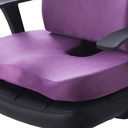 Nurnesy Memory Foam Lumbar Support Cushion Set, Lumbar Silla Oficina, for Office Dinner Chair, Gardening Sitting Butt Cushion (Cushion and Back Cushion Combination Set)