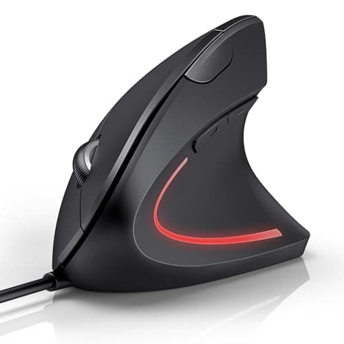 TECKNET Ergonomic Mouse Review – Silent Wired Vertical Mouse for All-Day Comfort