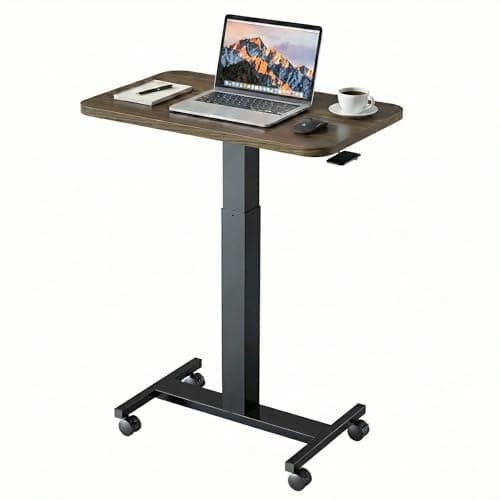 HUANUO Small Rolling Laptop Standing Desk Review — A Space-Saving Workstation?