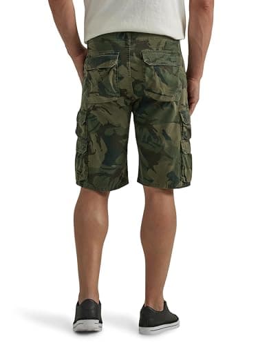 Premium Twill Cargo Short, Forest Green Camo, 36