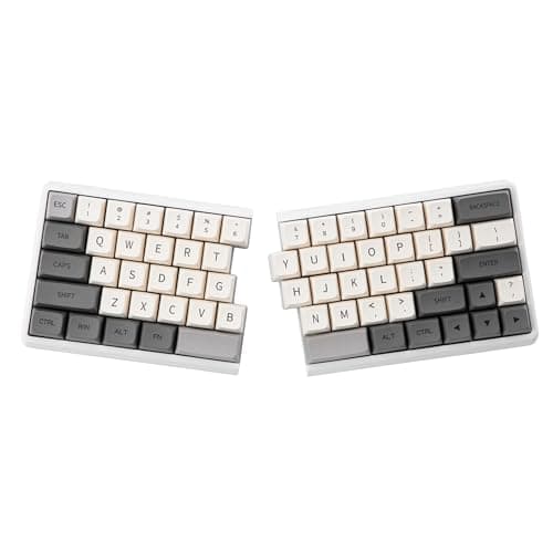 NocFree Lite Mechanial Keyboard Keycaps, 65 Keys ABS Key Caps Gray