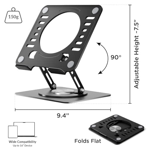 Uncaged ERGONOMICS Swivel Laptop Stand 2.0