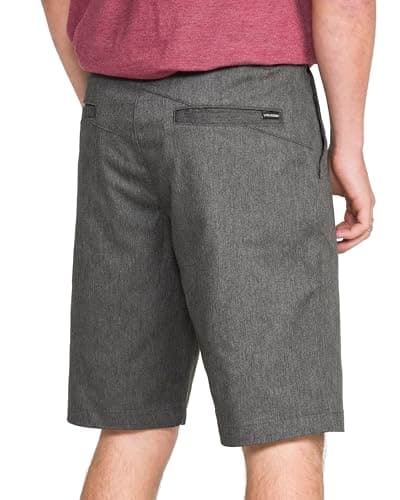 Volcom Men's Vmonty Stretch Chino Short, CHARCOAL HEATHER, 34