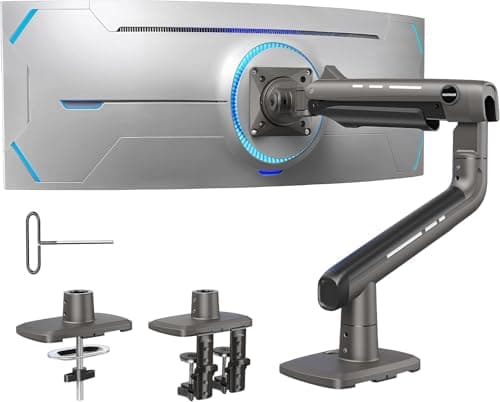 HUANUO TitanLift Monitor Arm Test: Heavy-Duty Halterung für 49 Zoll