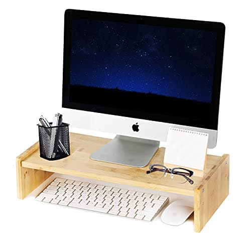 KINLINK Monitor Stand Riser Review: Solid Wood Ergonomics Tested