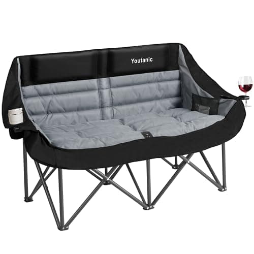 Youtanic Loveseat Camping Chair – Full Review of the 660lbs Oversized Double Chair