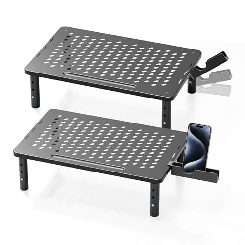 Canyora Computer Monitor Stand Riser Review – Adjustable Height Desk Organizer