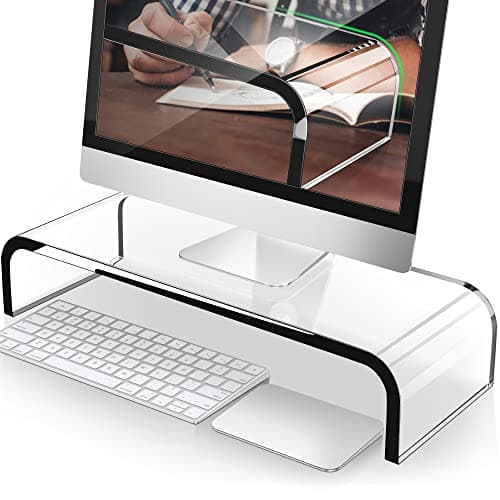 AboveTEK Acrylic Monitor Stand Review – Crystal Clear Desk Upgrade