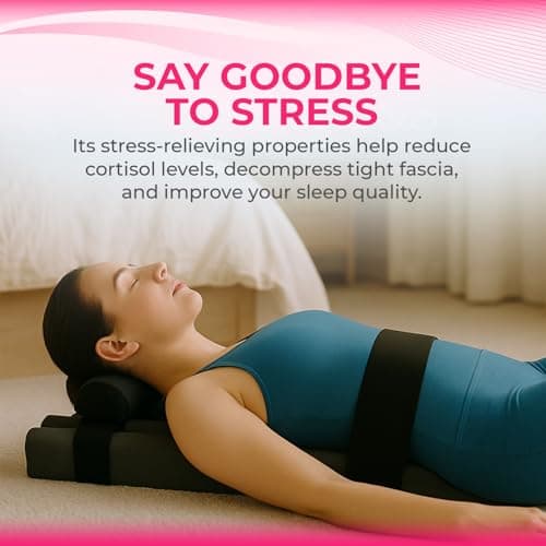 Pilates Parasetter - Dual Patented Suede-Like Rollers for Reducing Cortisol Levels to Aid Hormone Rebalance and Support Recovery & Relaxation from Stress