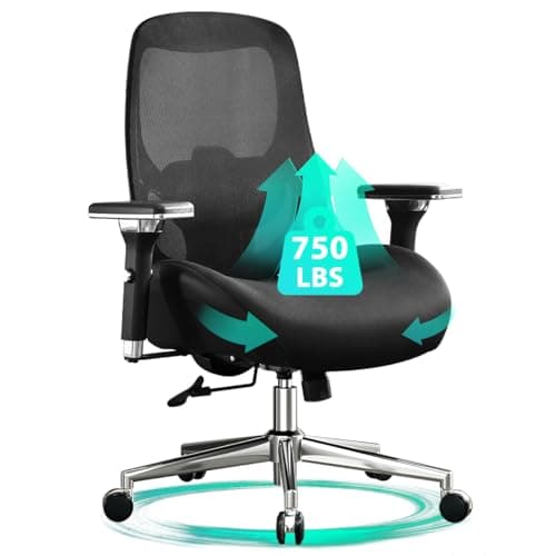 Silla de Oficina Grande y Robusta ATLAS 750 — Análisis Completo