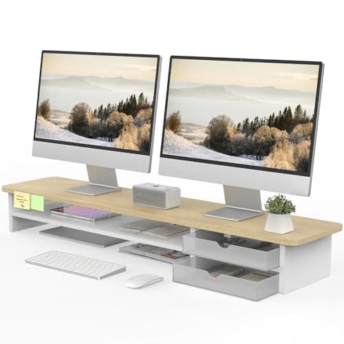 Fenge Monitor Stand Review: Solid Dual Riser for $80?