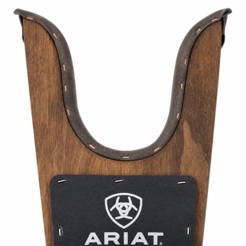 ARIAT Small Stained Wood Boot Jack with Padded Edge