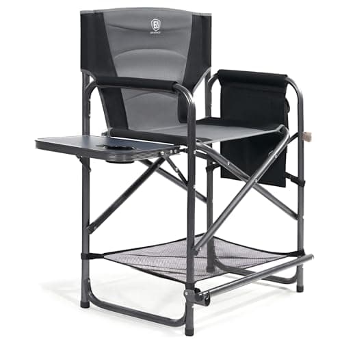 EVER ADVANCED Directors Chair Test: Bar-Höhe Faltstuhl für drinnen & draußen