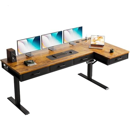 OffiGo L Shaped Electric Standing Desk Review 2025
