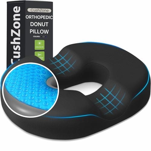 CushZone Donut Pillow Test 2025: memory foam Sitzen ohne Schmerzen