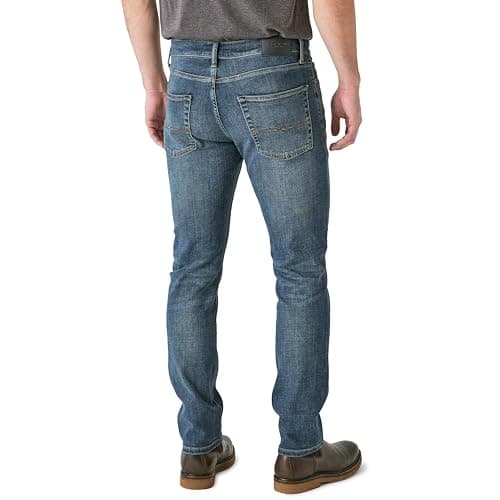 Lucky Brand 410 Athletic Straight Fit Coolmax Stretch Jeans in Mcarthur Mcarthur 34 32