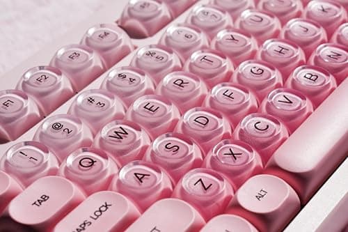 ZORNHER ZH980 Foundation Mechanical Keyboard,95% Pink Creamy Keyboard with Number Pad,Cute Jelly MOA Profile Keycaps,Creamy Sounding Linear Switches,Hot-Swappable,RGB Backlit