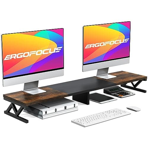 ErgoFocus Dual Monitor Stand Riser Review: Worth It?
