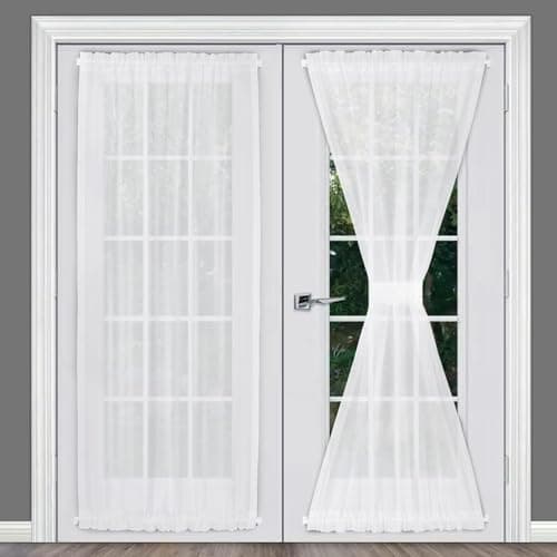 Rose Home Fashion Voile French Door Curtains Review