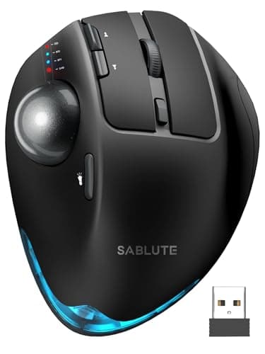 SABLUTE MAM1 Pro Ergonomisk Trackball Mus – Test och Recension 2025