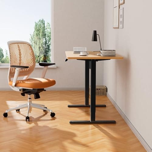 ErGear Electric Standing Desk Legs, 4 Memory Height Settings Height Adjustable Desk Frame, Sit Stand Table Legs Up to 47.2", Ergonomic Stand up Converter Base Workstation, Black Frame Only