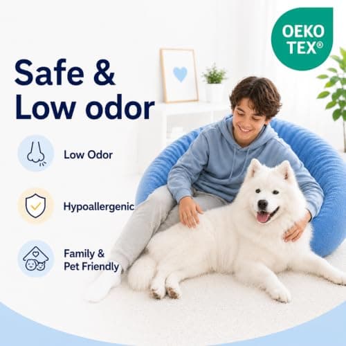 Welacer Shredded Memory Foam Filling 10lbs for Bean Bag Filler, Pillow Stuffing Cushion Arts Crafts Refill, Without Added Gel Particles, Premium Soft and Great for Stuffing, Multi Color and Shape