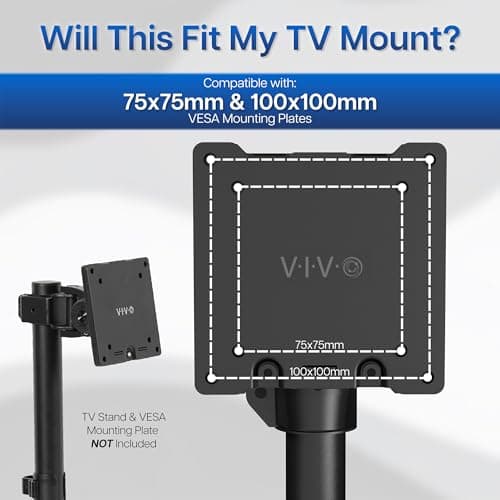 VIVO Steel VESA LCD LED TV Mount Adapter Plate Bracket for Screens 32 to 55 inches, Conversion Kit for VESA 50x50-100x100 to 200x100-400x200, MOUNT-AD4X2