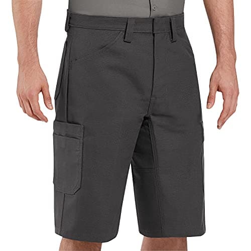 Red Kap mens Shop work utility shorts, Charcoal, 36W x 13L US