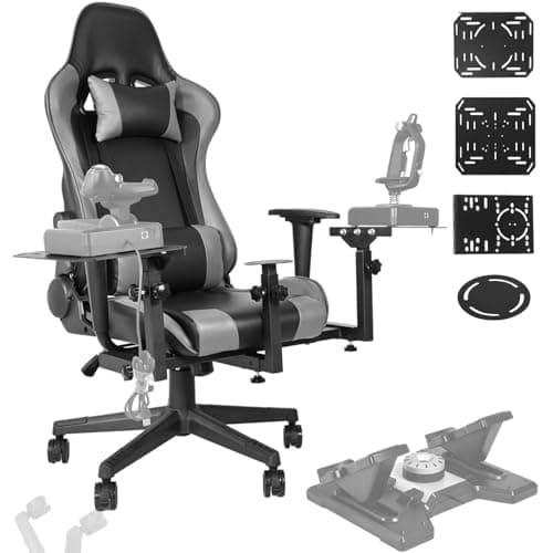 Anman Flight Simulator Cockpit Stand Review – Dual HOTAS & Racing Mount Tested