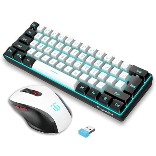 Snpurdiri Tastiera Gaming Wireless 60% + Mouse Recensione 2024