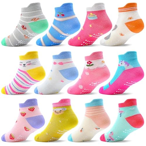 Best Anti Slip Toddler Socks (12 Pair) — Full Review