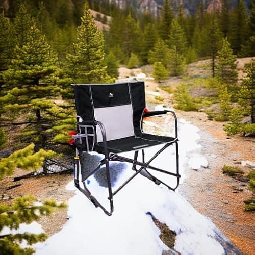 GCI Outdoor Freestyle Rocker XL Portable Folding Rocking Chair and Outdoor Camping Chair