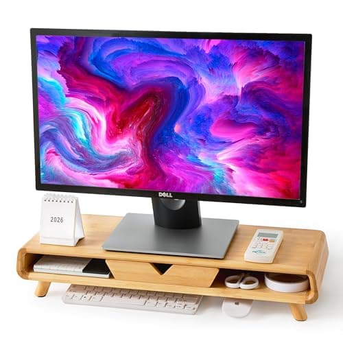 Homerays Bamboo Monitor Stand Review – Solid Build, No Assembly