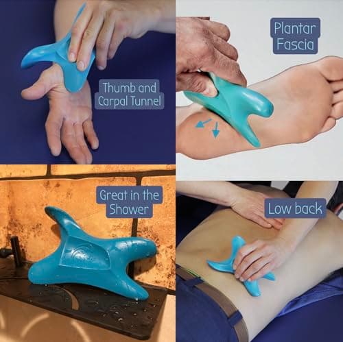 The Wave Tool, The Ultimate Soft Tissue Release Tool. Patented, Ergonomic Scraping and Massage Tool for Trigger Points, fascial Release, Muscle Aches, Pain, tendonitis, Scar Tissue, Athletic Recovery