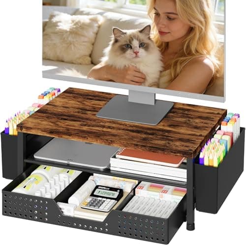 OPNICE Desk Organizer Review – A Solid 2-Tier Monitor Stand for Home Offices