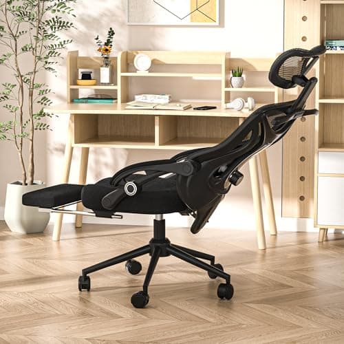 Avis CYKOV Chaise Bureau Ergonomique avec Repose-Pieds – Le Test Complet