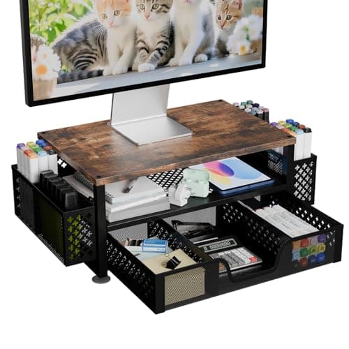 Simple Trending Monitor Stand Riser with Drawer Review – 2025