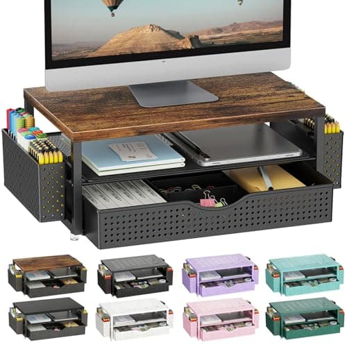 gianotter Wood Monitor Stand Review: Ergonomic Desk Organization Done Right