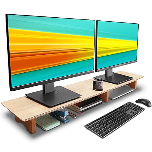 Aothia Large Dual Monitor Stand Riser Review 2025