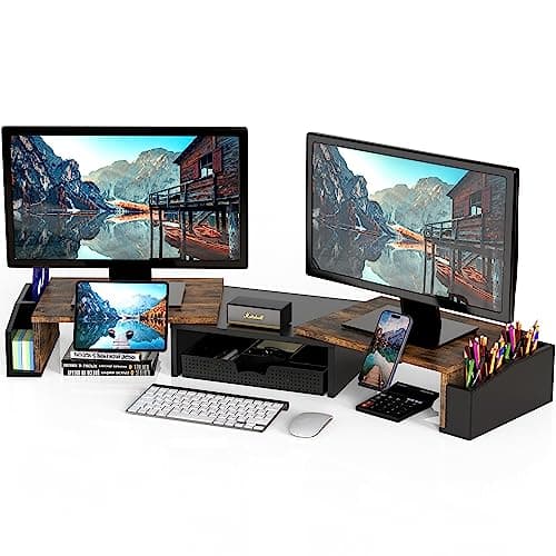 Simple Houseware Dual Monitor Stand Riser Review – Solid Desk Upgrade?